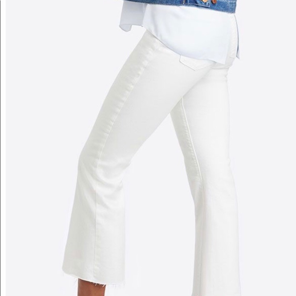 NWT SPANX Cropped Flare Jeans Sz M inseam 27.5